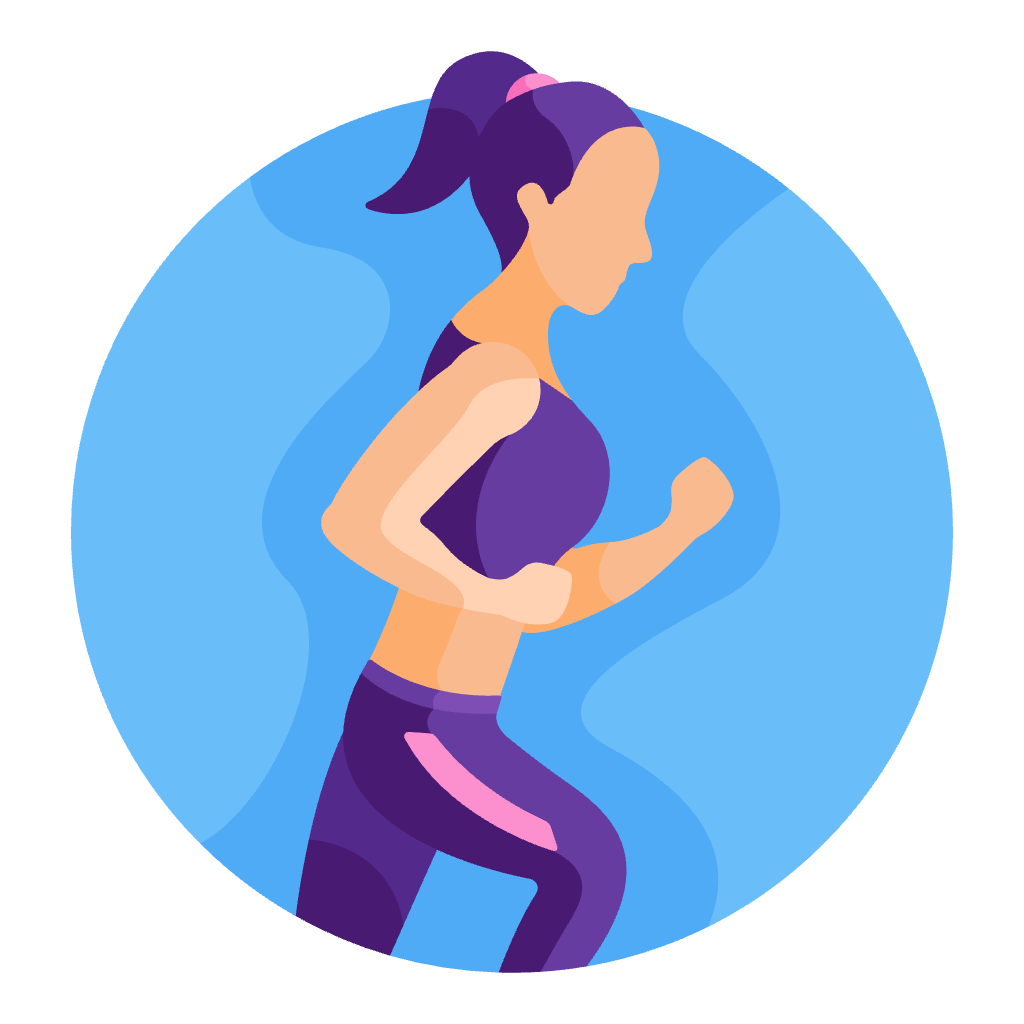 Female Runner Icon