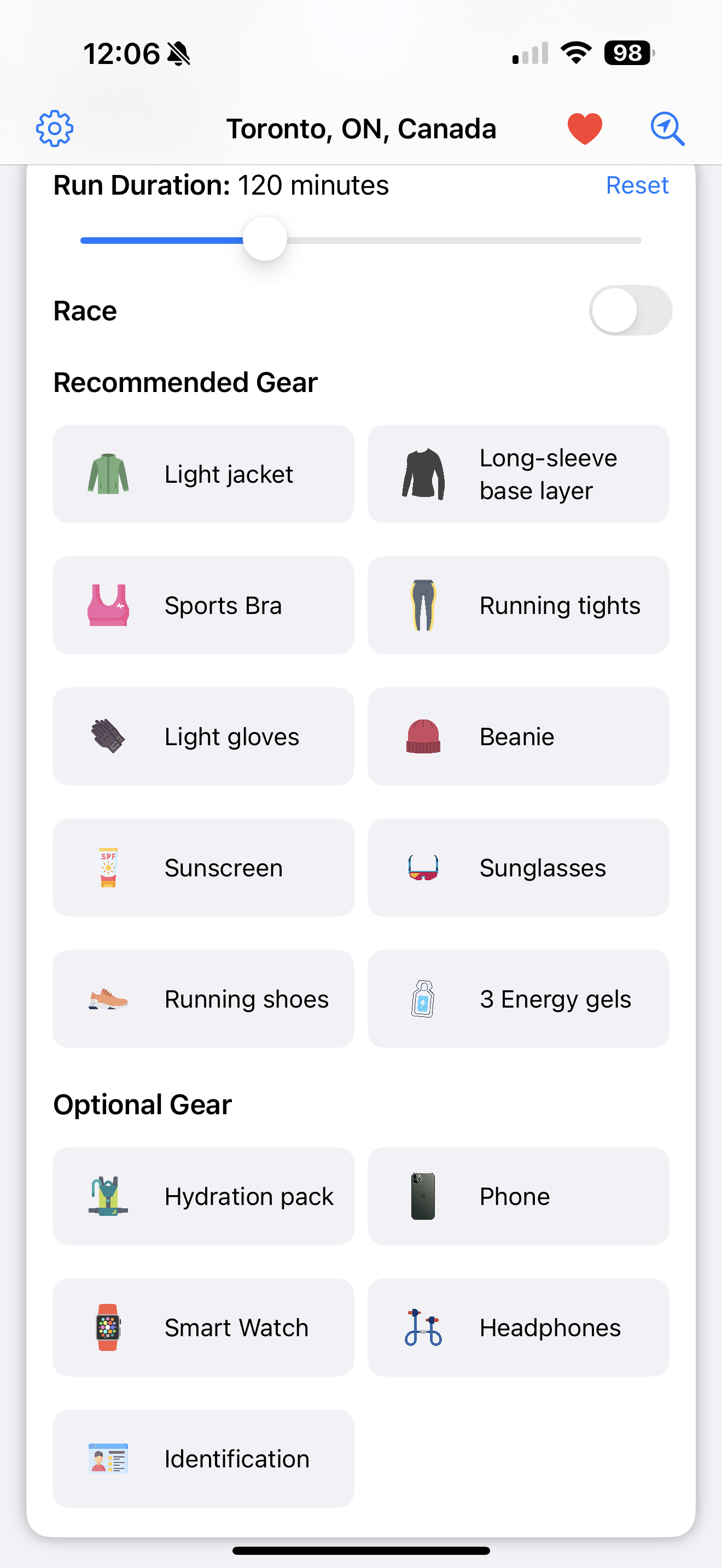Run Prep settings and customization